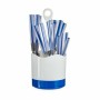 Cutlery Set Kinvara Blue Stainless steel Plastic (8 Units)