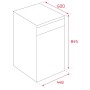 Lave-vaisselle Teka DFS24650 Blanc 45 cm