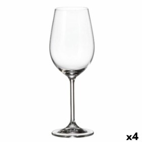 Set de verres à vin Bohemia Crystal Clara Blanc 350 ml 6 Pièces (6 Unités) (4 Unités)