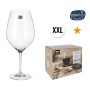 Set de verres à vin Bohemia Crystal Magna xxl Transparent verre 1 L 6 Pièces (4 Unités)