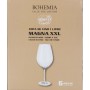 Wine glass set Bohemia Crystal Magna xxl Transparent Glass 1 L 6 Pieces (4 Units)