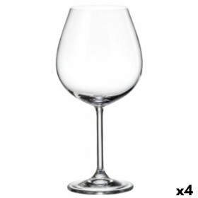 Set de verres à vin Bohemia Crystal Clara 650 ml 6 Pièces (6 Unités) (4 Unités)
