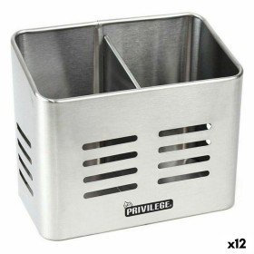 Cutlery Drainer Privilege 40599 Stainless steel 16 x 9 x 13 cm (12 Units)