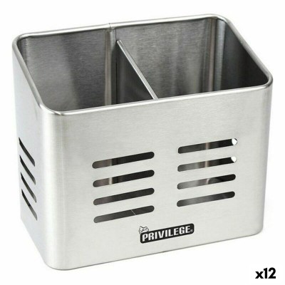 Cutlery Drainer Privilege 40599 Stainless steel 16 x 9 x 13 cm (12 Units)