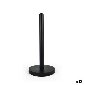 Kitchen Paper holder Quttin Black Steel 32 x 32 x 15 cm (12 Units)