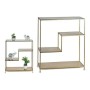 Shelves Gift Decor BIG-S3605000 Golden Metal 85 x 95 x 30 cm