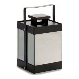 LED Lantern Gift Decor Black Mirror 12,5 x 18,5 x 12,5 cm Metal