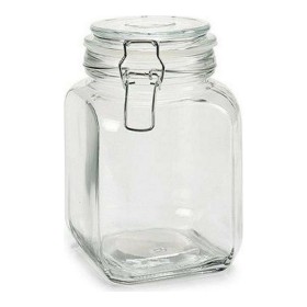 Pot en verre Vivalto 41632 Transparent Argenté Argent verre Silicone Aluminium Acier 1,2 L 11 x 17 x 11 cm 11,5 x 17 x 11 cm