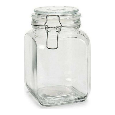 Pot en verre Vivalto 41632 Transparent Argenté Argent verre Silicone Aluminium Acier 1,2 L 11 x 17 x 11 cm 11,5 x 17 x 11 cm