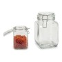 Glass Jar Vivalto 41632 Transparent Silver Glass Silicone Aluminium Steel 1,2 L 11 x 17 x 11 cm 11,5 x 17 x 11 cm
