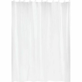 Shower Curtain Gelco White PVC PEVA 180 x 200 cm