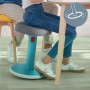 Ergonomic Stool Leitz Ergo Cosy Active Blue Plastic