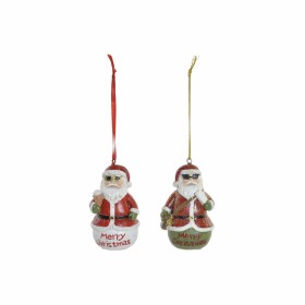 Hanging decoration DKD Home Decor Christmas Resin (2 pcs) (4.5 x 3 x 7 cm)