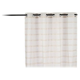 Curtain Gift Decor Beige 140 x 0,1 x 260 cm Net curtain Stripes