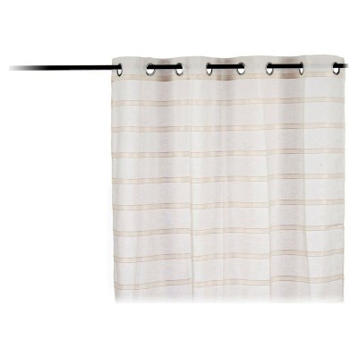 Curtain Gift Decor Beige 140 x 0,1 x 260 cm Net curtain Stripes