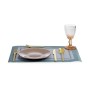 Assiette plate Vivalto 3239121P-5 Doré verre 21 x 2 x 21 cm