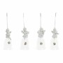 Christmas bauble DKD Home Decor Resin Crystal Angel (4 pcs) (5 x 5 x 10.5 cm)