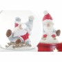 Christmas Bauble DKD Home Decor Resin Crystal Father Christmas (2 pcs) (9.5 x 9.5 x 13.5 cm)