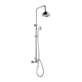 Shower Column Rousseau Grey Chrome 150 mm
