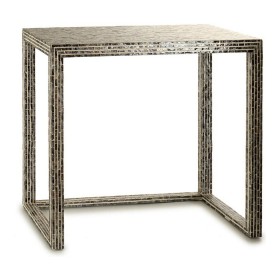 Table Gift Decor Gris Nacre noire 30,5 x 78 x 90,5 cm Meuble d'Entrée