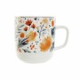 Cup DKD Home Decor Porcelain Blue Orange (380 ml) (12 x 8,5 x 9,5 cm)