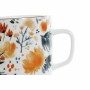 Tasse DKD Home Decor Porcelaine Bleu Orange (380 ml) (12 x 8,5 x 9,5 cm)