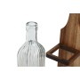 Ensemble salière et poivrier Home ESPRIT Naturel Verre Bois d'acacia 500 ml 17,3 x 8 x 30,3 cm