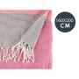 Multipurpose throw Gift Decor Pink 160 x 200 cm 40 x 9 x 8 cm Stripes