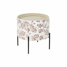 Small Side Table DKD Home Decor White Black 38 x 38 x 39 cm