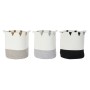 Set of Baskets DKD Home Decor White Black Grey Mustard (3 Units)