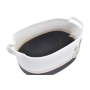 Basket set DKD Home Decor White Grey Cream 60 x 31 x 25 cm 3 Pieces
