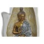 Figurine Décorative DKD Home Decor Gris Doré Buda Résine (10 x 7,2 x 20,9 cm) (2 Unités)