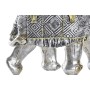 Figurine Décorative DKD Home Decor Eléphant Argenté Doré Résine (22,5 x 10,7 x 21,5 cm) (2 Unités)