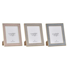 Photo frame DKD Home Decor Crystal MDF Wood (26 x 2 x 31 cm) (3 Units)