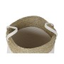 Set de basket DKD Home Decor Blanc Marron Fibre naturelle 41 x 41 x 52,5 cm