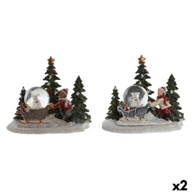 Christmas bauble DKD Home Decor Resin (16 x 12,5 x 14,5 cm) (2 Units)