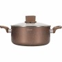 Casserole avec Couvercle Arthur Martin Rose 6 L 15 x 14 x 30 cm 2 Pièces