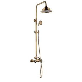 Shower Column Rousseau Bronze Stainless steel