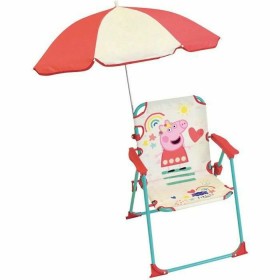 Chaise de Plage Fun House Peppa Pig Rouge rouge 65 cm