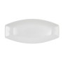Serving Platter Quid Gastro Ceramic White (40 x 17,5 x 3,5 cm) (Pack 4x)