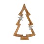 Christmas Tree Krist+ Brown Silver Wood Shape 7,5 x 58,5 x 37 cm