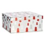 Gift Box Krist+ White Red Silver Christmas Christmas Tree 28,5 x 17 x 37,5 cm
