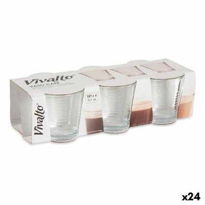 Set of glasses Vivalto Transparent Glass 90 ml (24 Units)