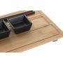 Sushi Set DKD Home Decor Natural Black Bamboo Stoneware Oriental