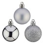 Boules de Noël Krist+ Argenté PVC Ø 4 cm