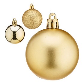 Christmas Bauble Krist+ K1912484 Golden Plastic Ø 5 cm