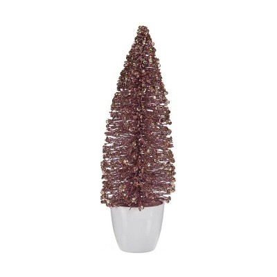 Sapin de Noël Krist+ Rose Doré 10 x 33 x 10 cm