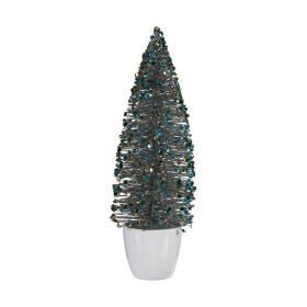 Sapin de Noël Krist+ Bleu Doré Plastique 10 x 33 x 10 cm