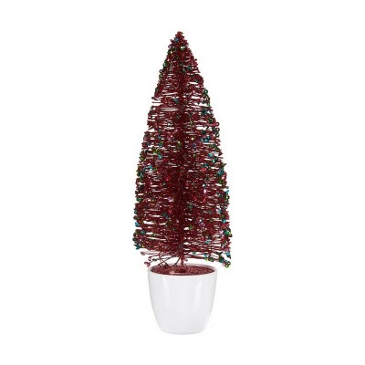 Sapin de Noël Krist+ Bleu Rouge Doré Plastique 10 x 33 x 10 cm
