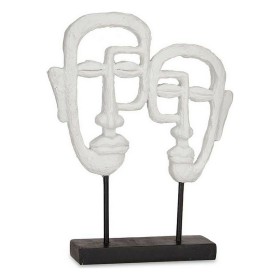 Figurine Décorative Gift Decor Blanc Visage 27 x 32,5 x 10,5 cm